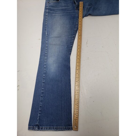 Levi Strauss & Co 529 Curvy Bootcut Light Wash Jeans Size 12 Medium Pre Owned - Picture 4 of 12